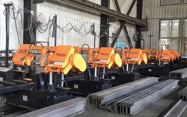 四川某機械公司使用富士泰（tài）帶鋸床案例